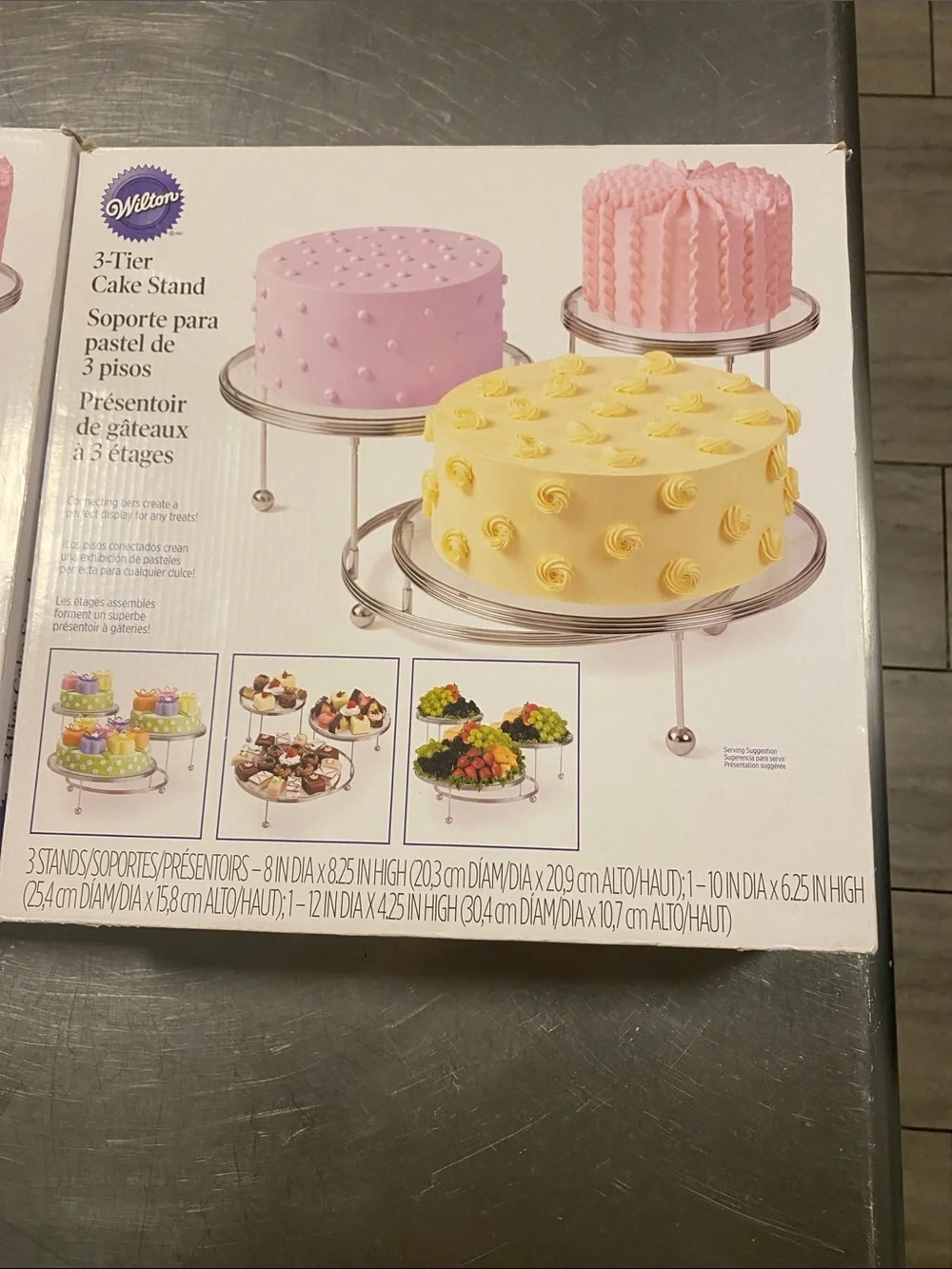 Wilton 3-Tier Cake Stand Brand New in box.